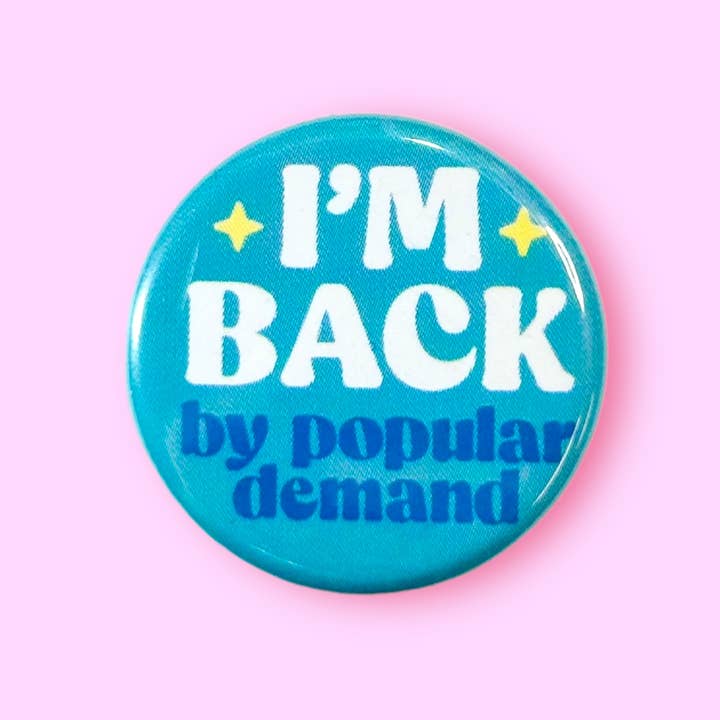 The Hissin' Kitten - Wholesale Lapel Pin/Button - I'm Back By Popular Demand (Button or Magnet!)