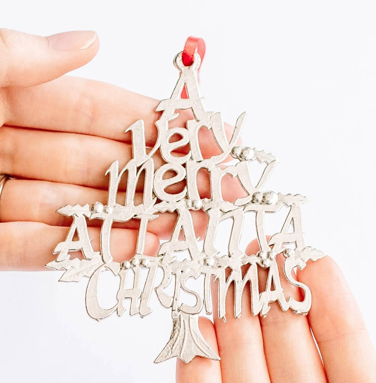 House of Morgan Pewter – Großhandel Verzierung – Benutzerdefinierte Weihnachtsverzierung - Ein sehr fröhliches Heimatstadt-Design8