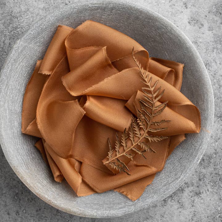 Silk Habotai Ribbon #29 TAN for wholesale by Big Daisy
