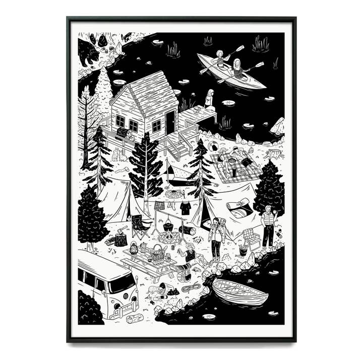 Waar is de kunstdruk van het dode lichaam voor wholesale door Myii Creative