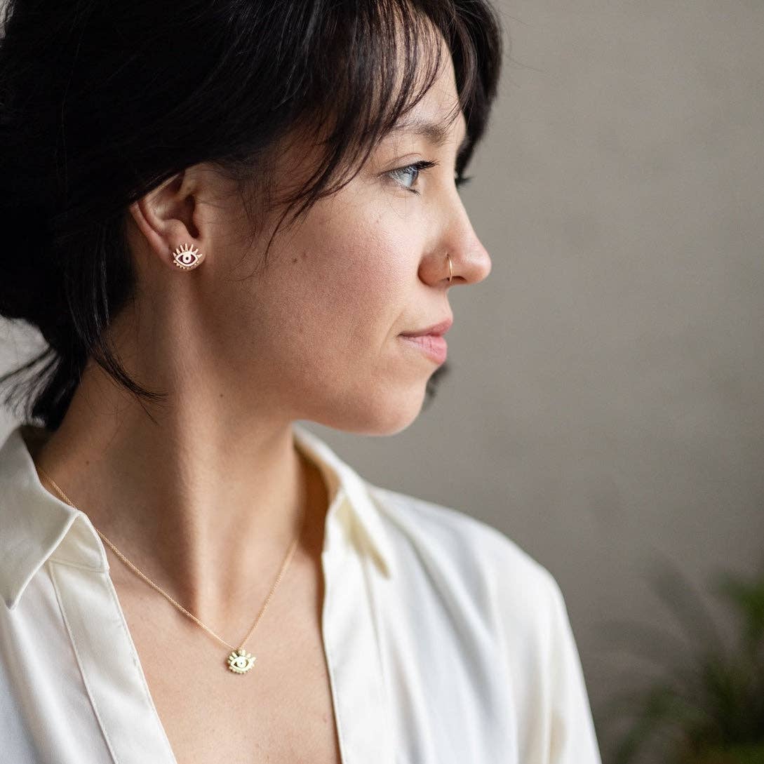 Carolyn Keys - Wholesale Stud/Post Earrings - Ojo Stud2