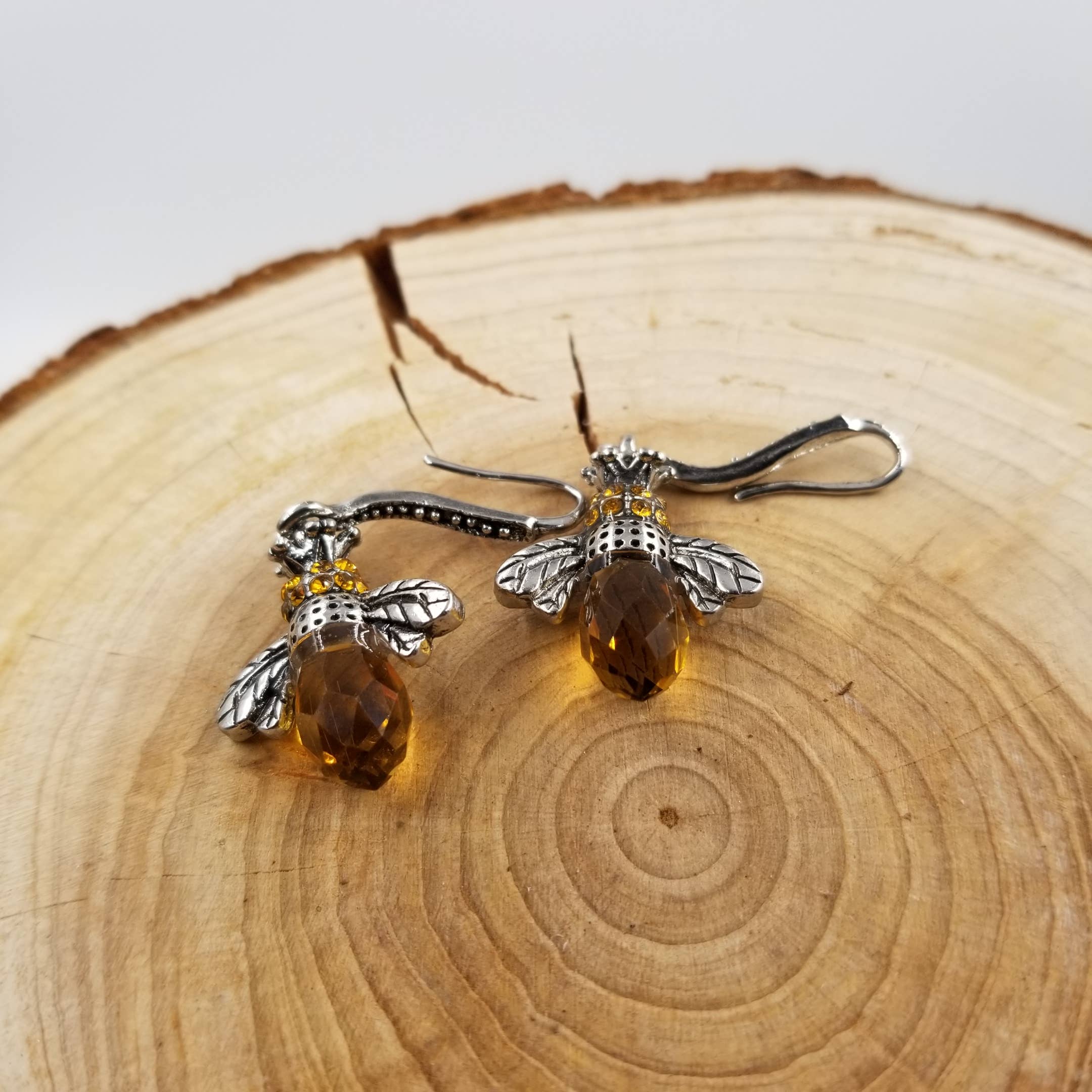 CHAKRA JEWELRY - Vente Boucles d'oreilles pendantes - Boucles d'oreilles en cristal avec1