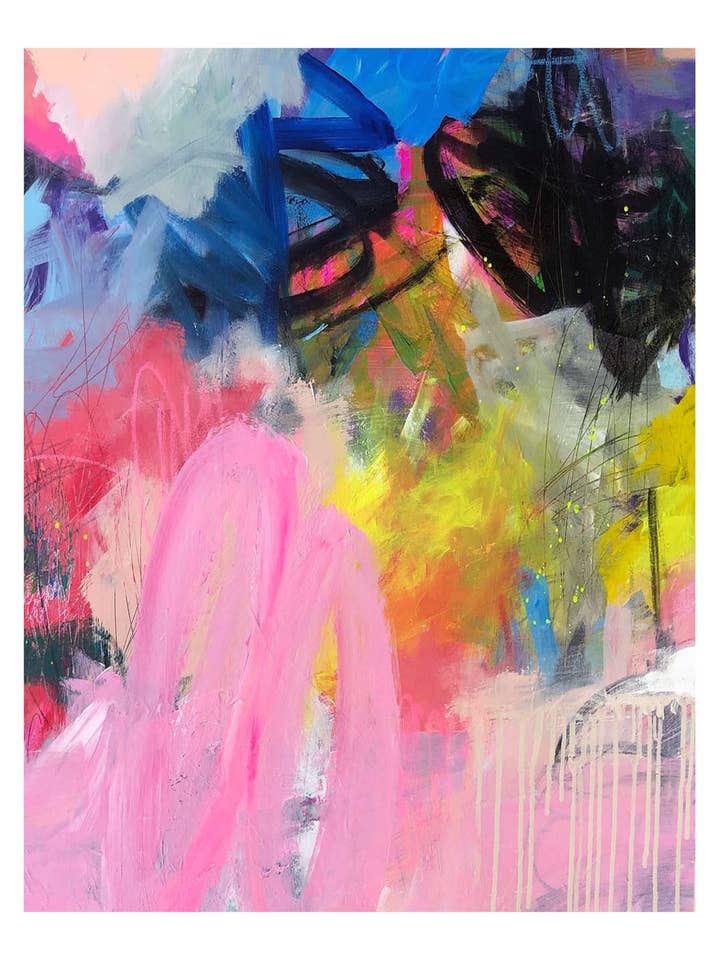 Sail Away abstrakter Kunstdruck für den Großhandel von Valerie Dumas Art