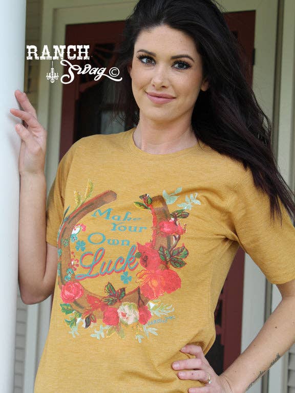 Make Your Own Luck Graphic T-Shirt for wholesale by Ranch Swag