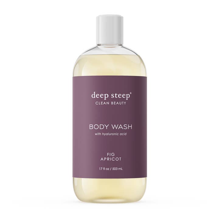 Deep Steep Clean Beauty - Wholesale Body Wash/Shower Gel - Body Wash - Fig Apricot 17oz