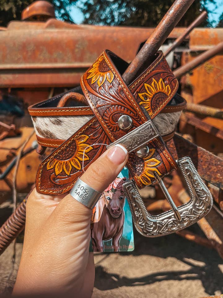 Sunflower Belt for wholesale by Haute Southern Hyde