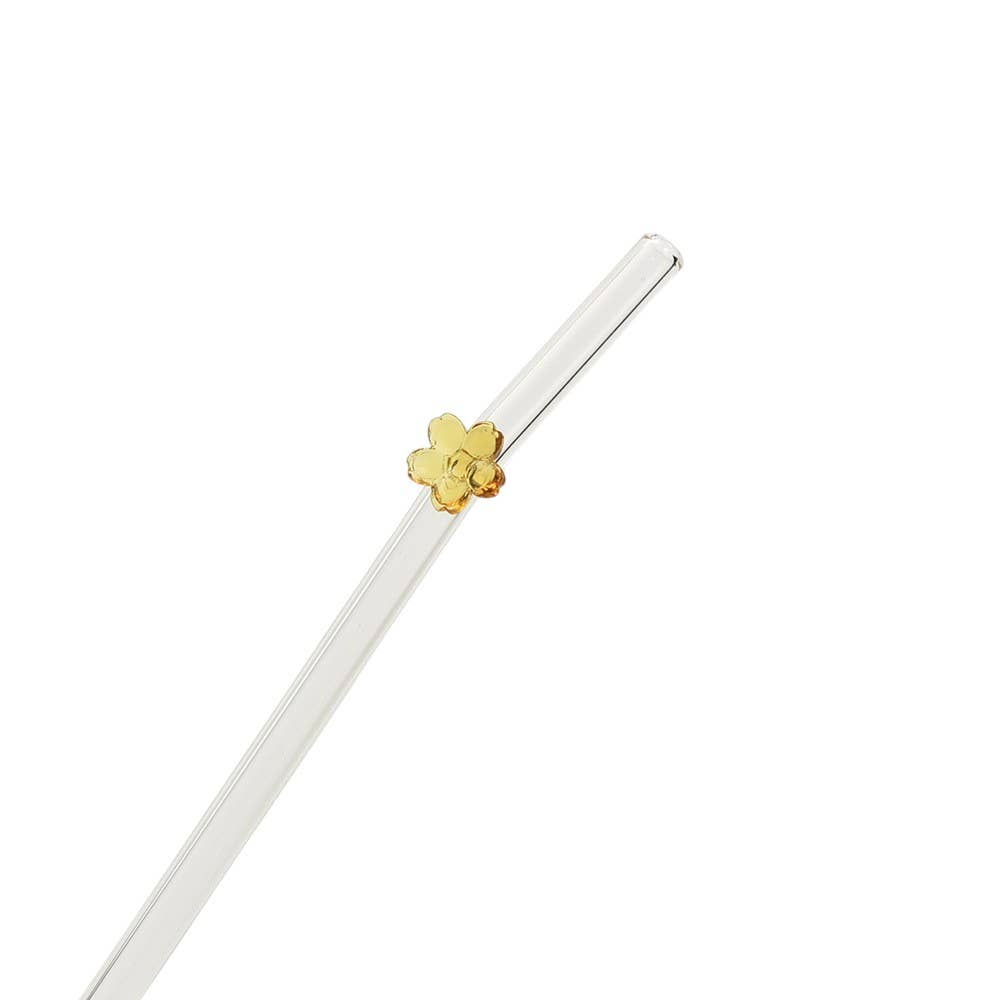 IVORE.GROUP (We cover All Import duty) – wholesale Drinking straw – Creative Colored Flower Glass Straw – Reusable Straws7