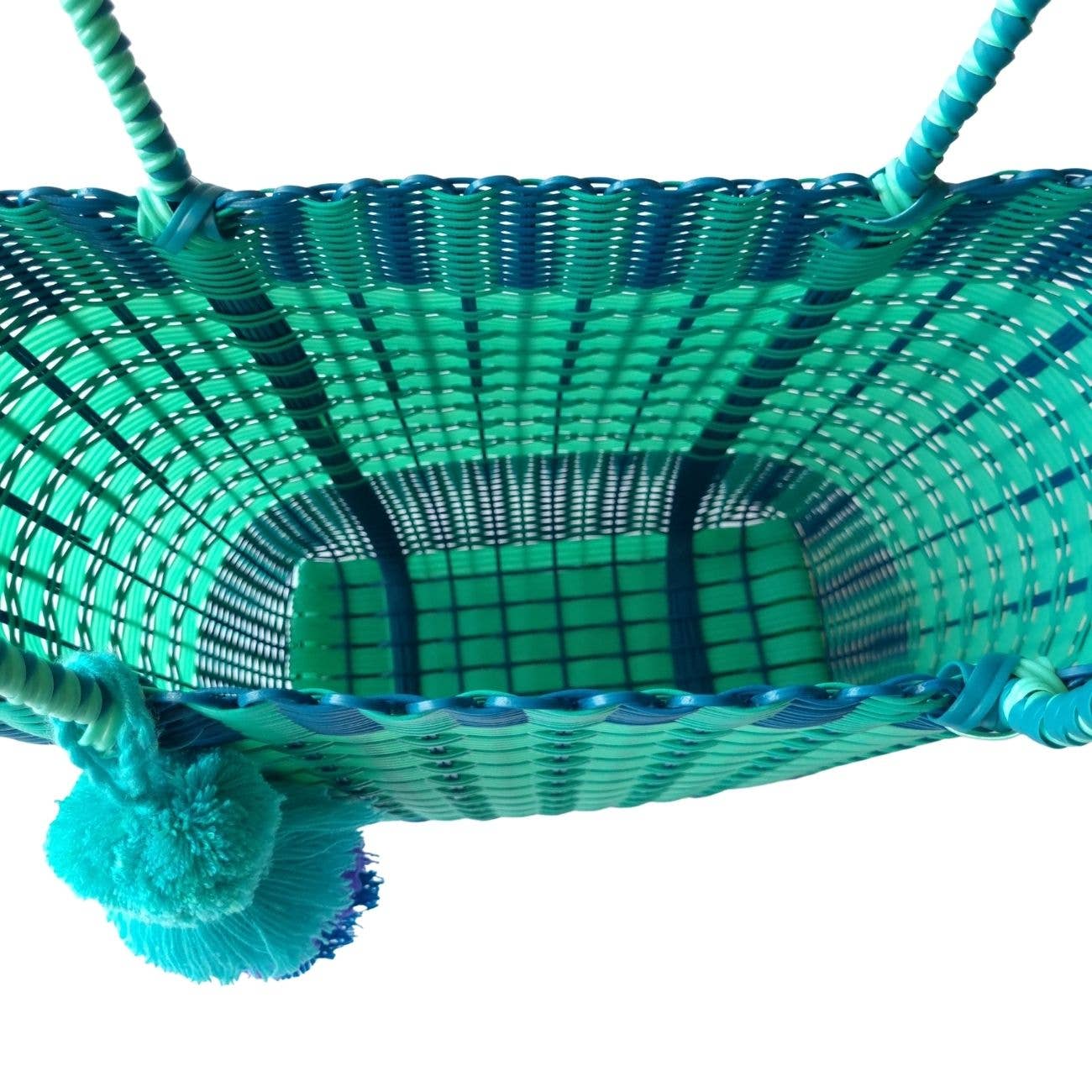 Achiote Guatemalan Goods - Wholesale Tote Bag - Women's - Achiote Recycled Plastic 100% Handmade Tote Bag Color Mint5