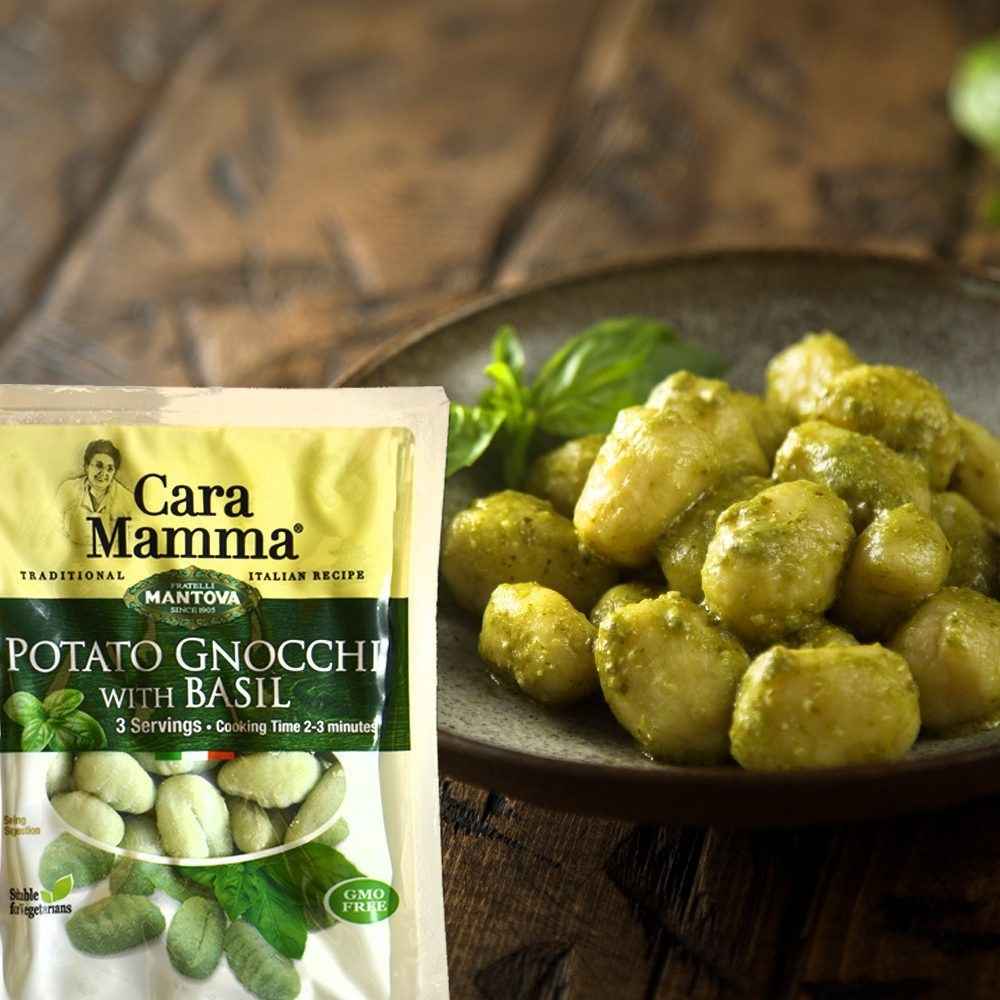 Fine Italian Food - Wholesale Pasta - Mantova Cara Mamma Potato Gnocchi with Basil, 1 lb.2