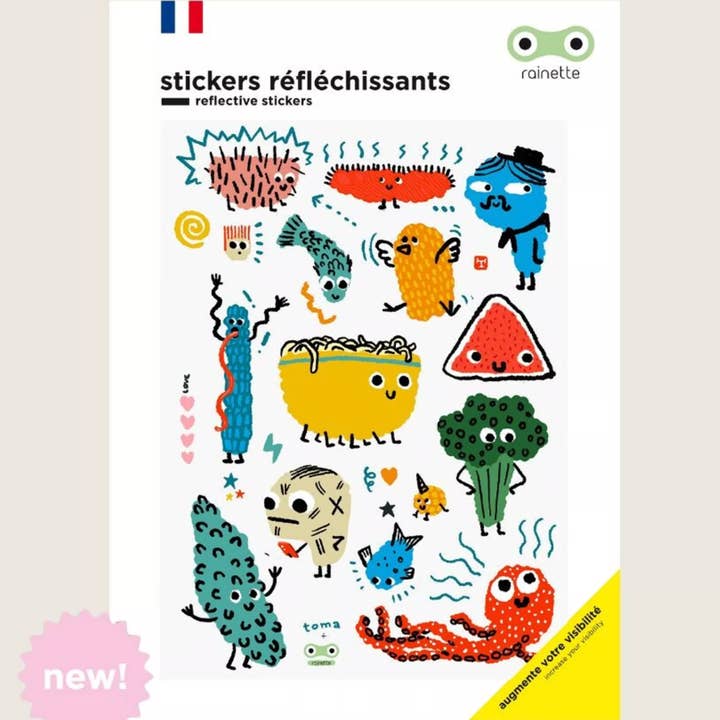 RAINETTE - Wholesale Sticker - Stay visible : Reflective Stickers15