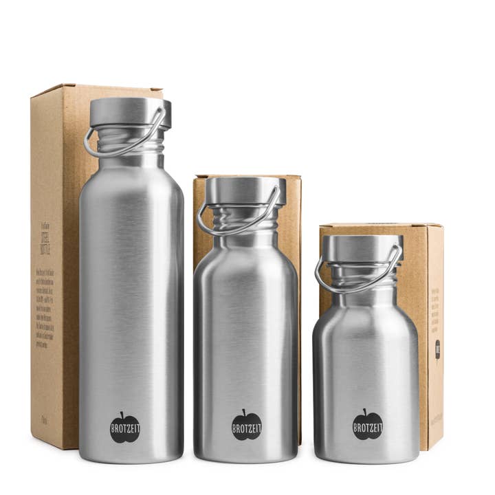 Brotzeit - Wholesale Water bottle - Brotzeit drinking bottle made of stainless steel plastic-free BPA-free in 32