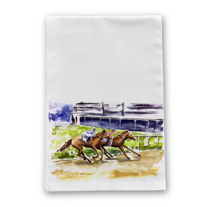 Derby Day ned til Wire Derby Horse Racing viskestykke for engroshandel hos Barrel Down South