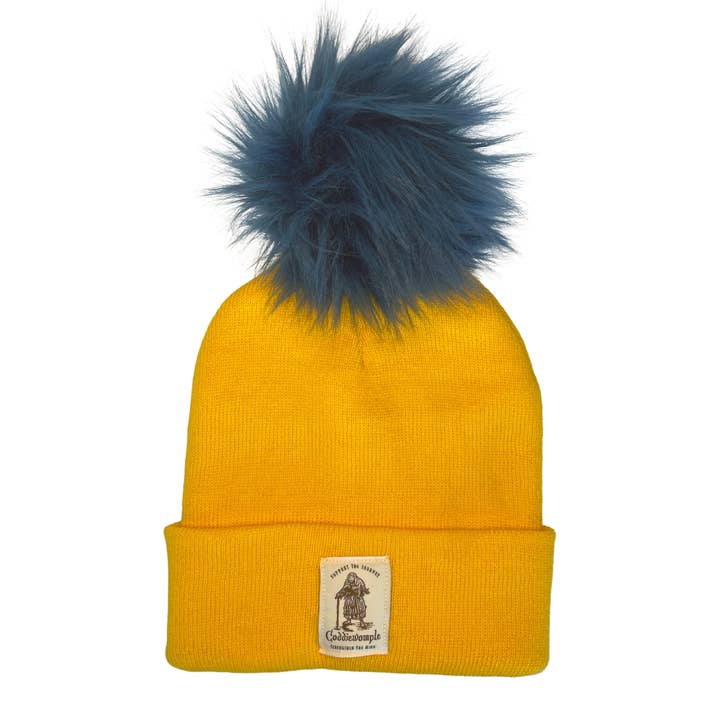 Wolverine Pom Beanie for wholesale by Coddiewomple Co.