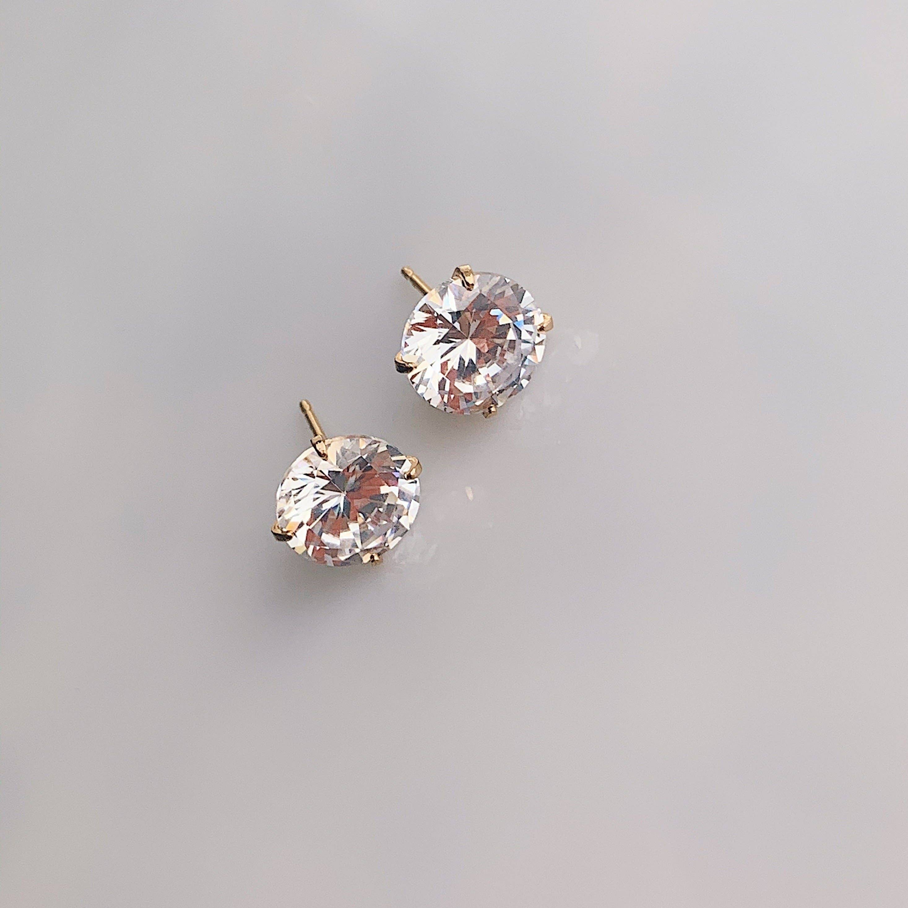 The Views & Co - Wholesale Stud/Post Earrings - Round Cz Studs2