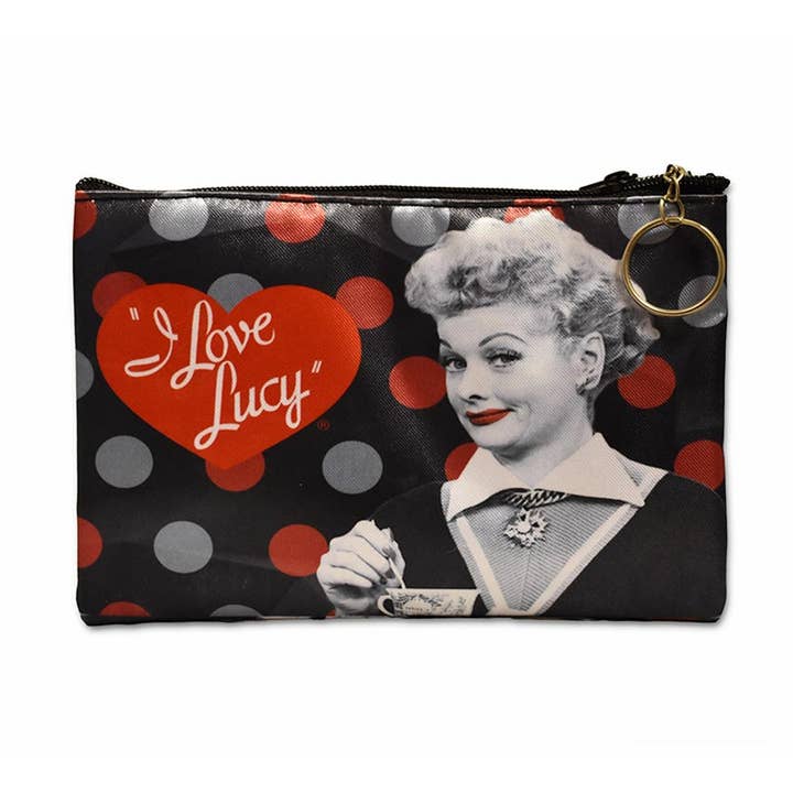 Lucy Makeup Bag - Black & Red for wholesale by MID-SOUTH PRODUCTS