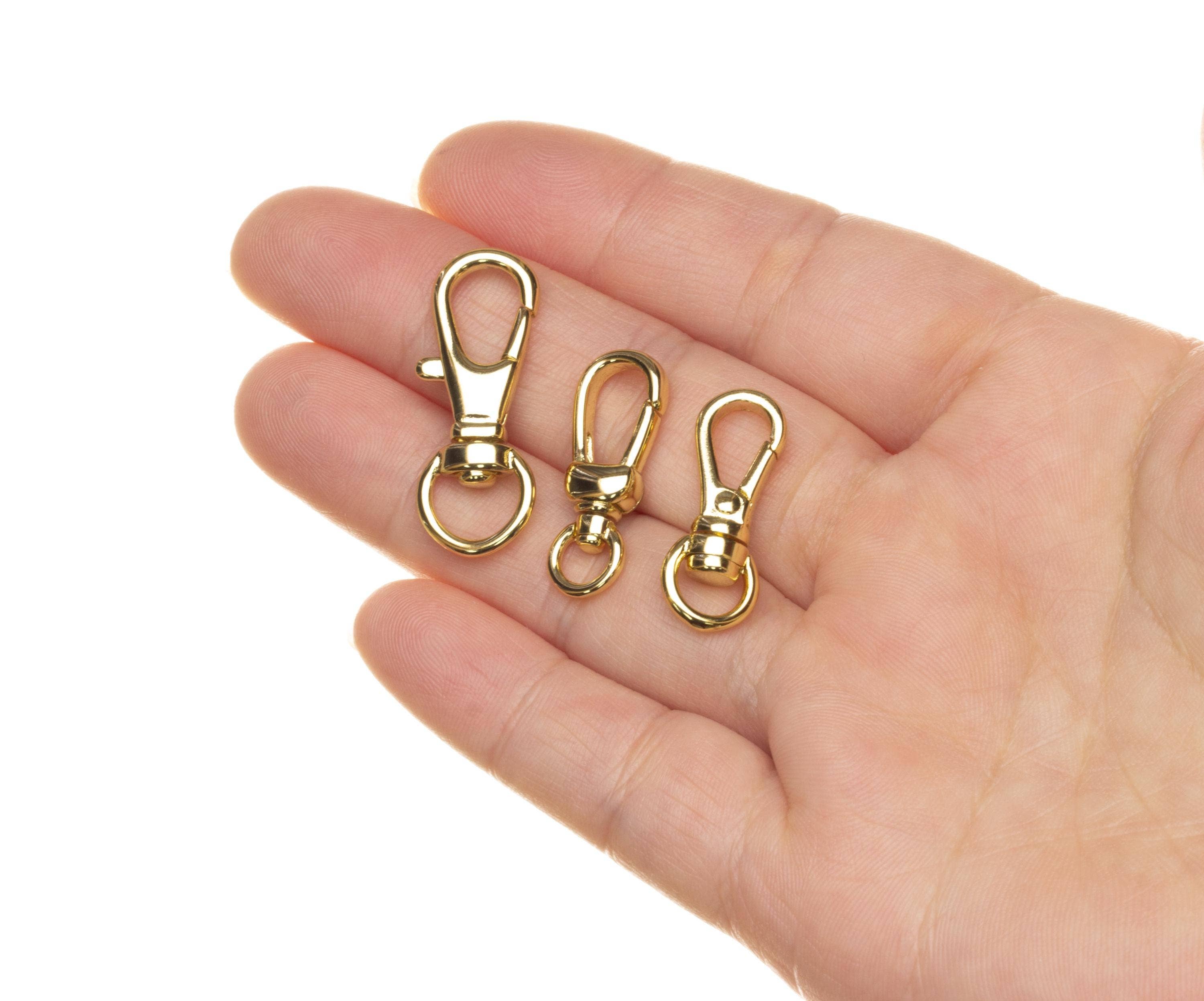 Jewel Pledge - Vendita all'ingrosso Fibbie per cintura - Moschettone Girevole in Oro per Gioielli e Borse4