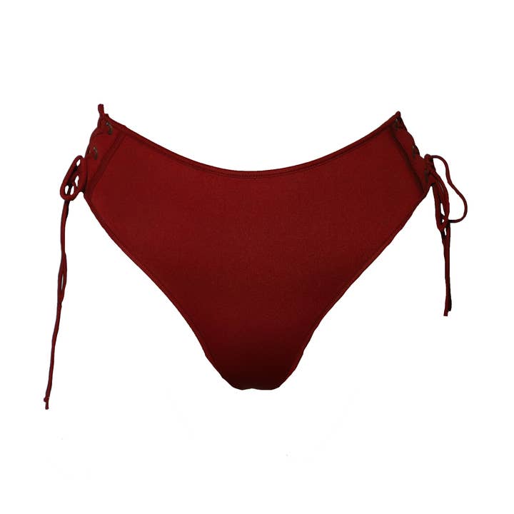 BELLA VITA BURGUNDY - BOTTOM for wholesale by Dammya Swimwear