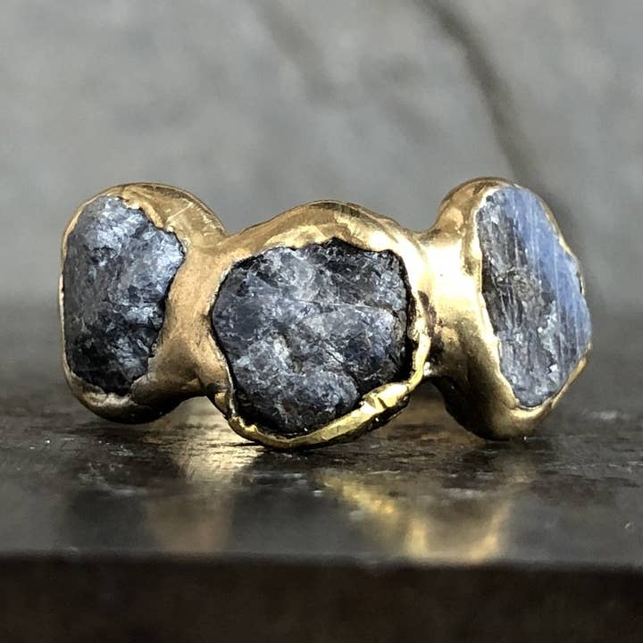 Emilie Shapiro Jewelry - Wholesale Multi-Stone Ring - Triple Sapphire Ring3