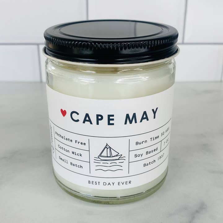 Rambling Caravan - Wholesale Jar/Filled Candle - Cape May, NJ Candle0