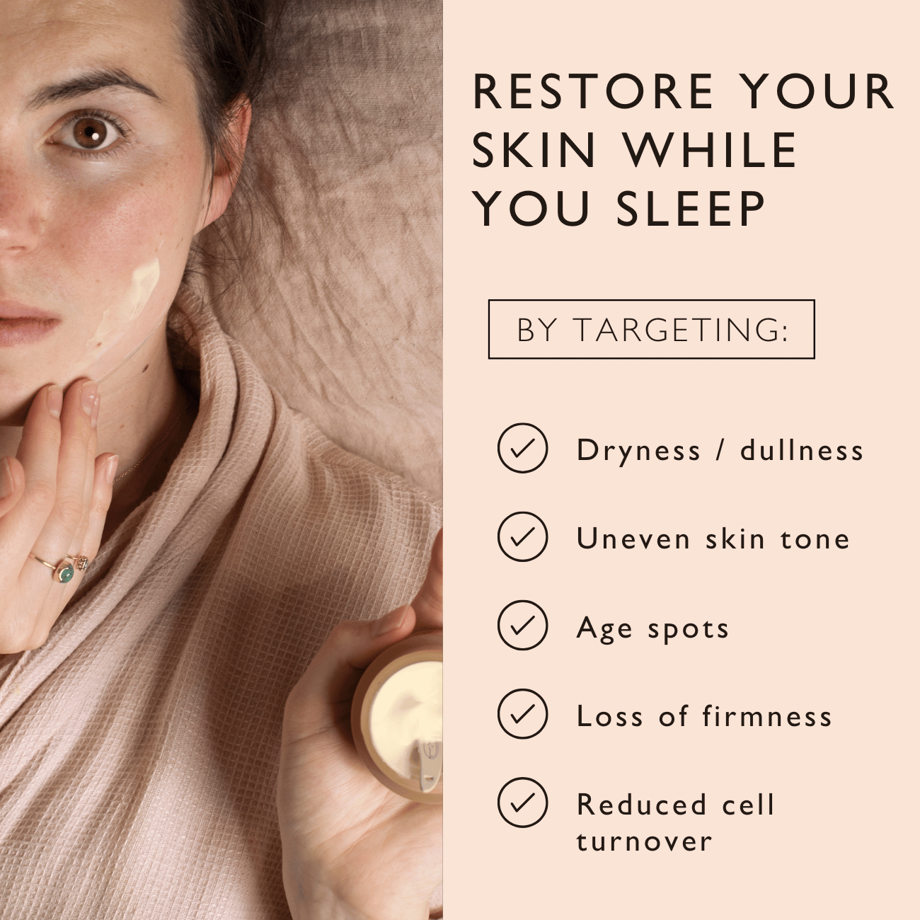 VIAI Beauty - Vente Crèmes de nuit - Crème de Nuit UPCIRCLE avec Acide Hyaluronique + Niacinamide - Format Voyage3