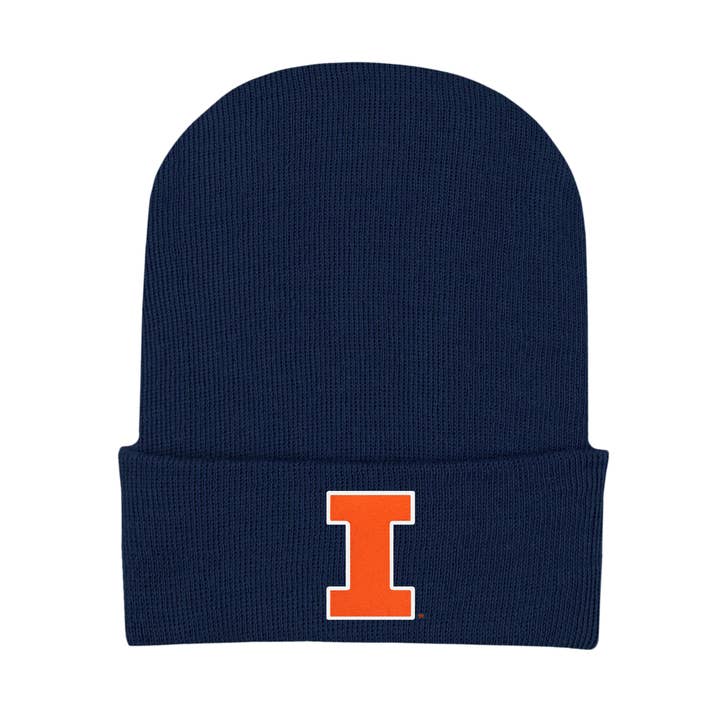 Illinois Fighting Illini Preemie and Newborn Knit Cap for wholesale by Creative Knitwear
