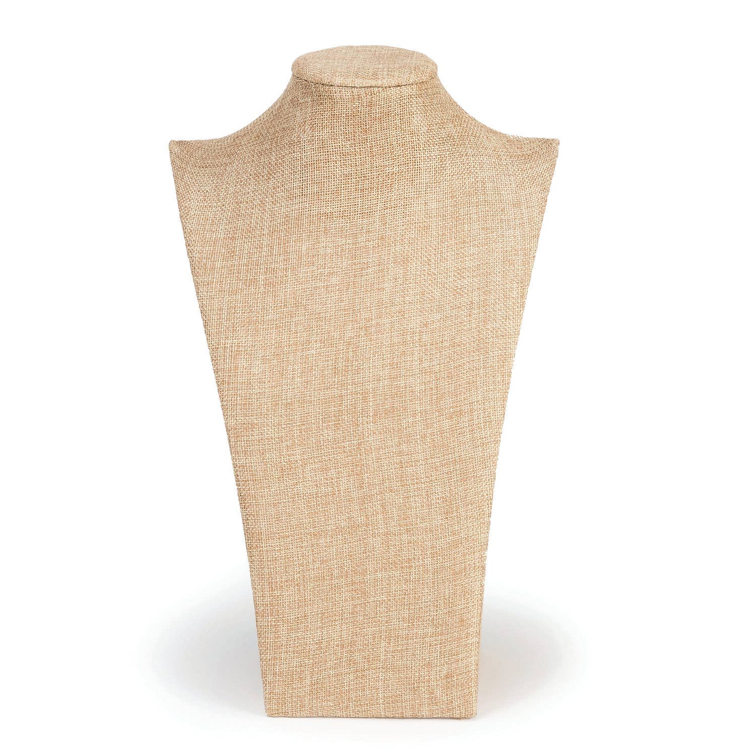 Elsie & Zoey - Wholesale Jewelry Stand & Display - Dark Linen Bust Form Jewelry Necklace Display1