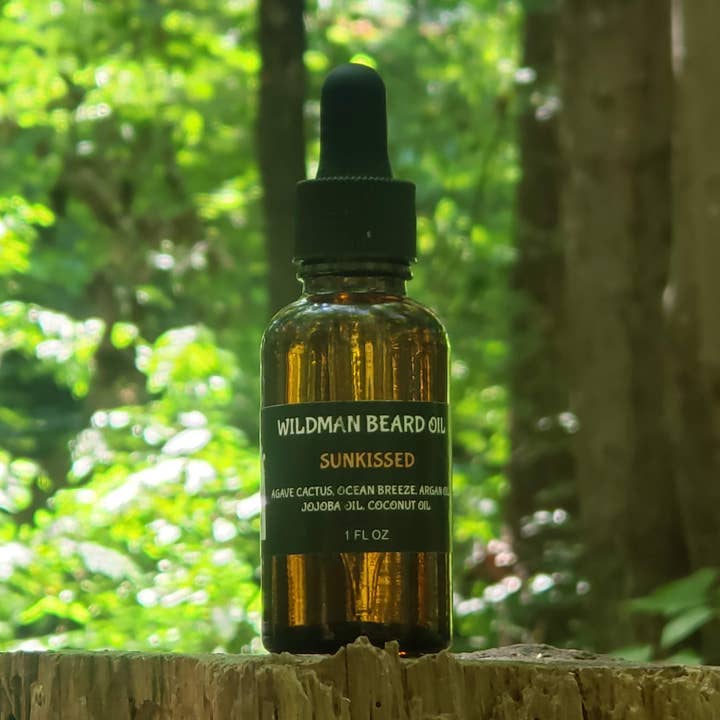 Sunkissed All Natural Beard Oil for wholesale by Wildman Soap