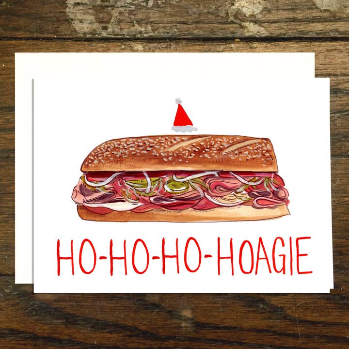 Philly Hoagie Feiertagskarte für den Großhandel von Kimmy Makes Things