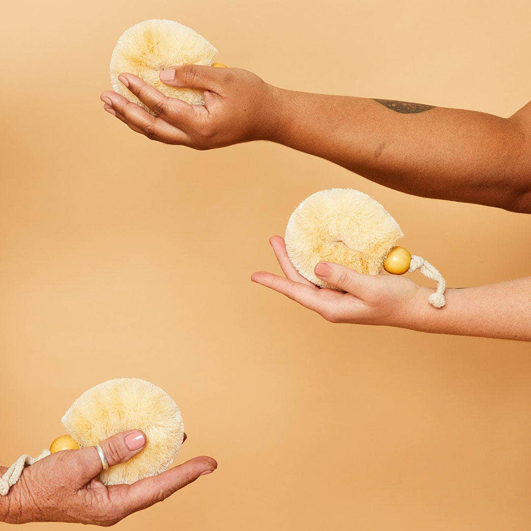 Ethical Global - Wholesale Body Brush - Palm Body Wash Brushes - Natural Sisal or Soft Jute4