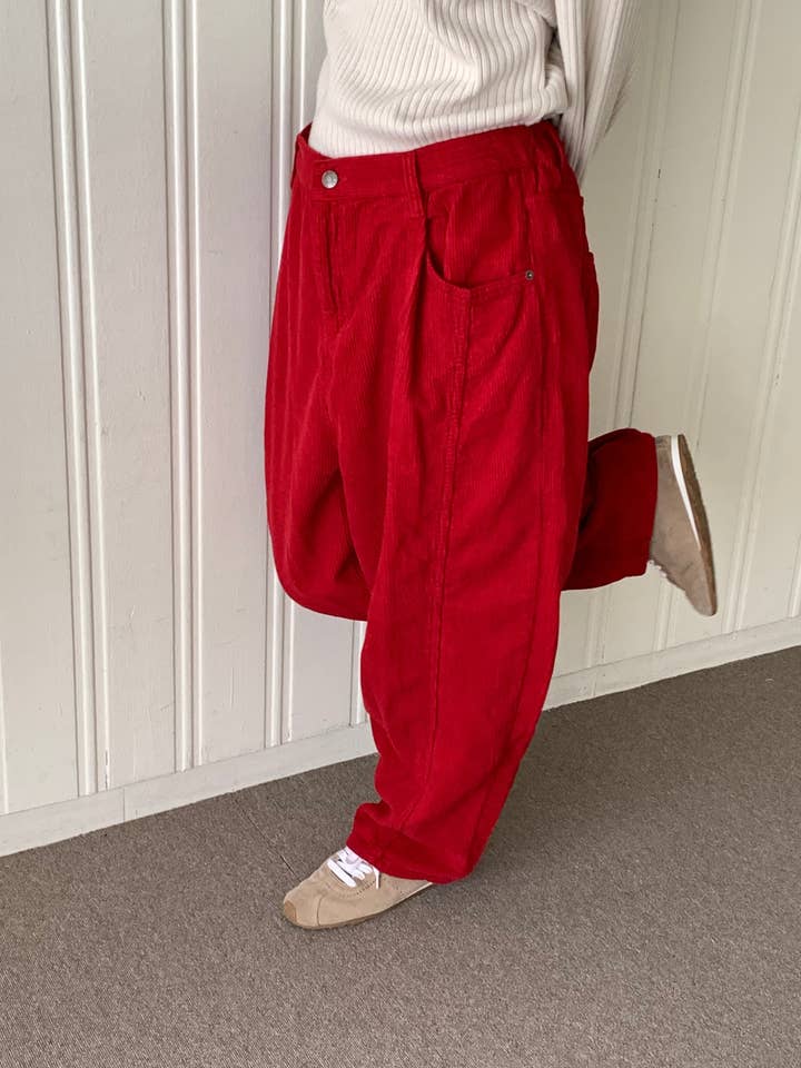 Premium Wide Corduroy Pants — Made in Korea for wholesale by Little Light