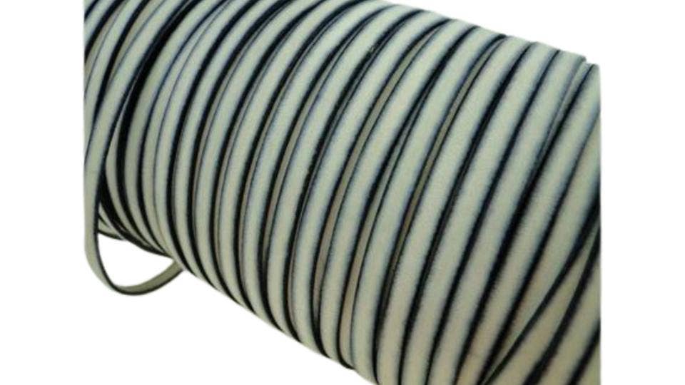 Sun Enterprises B.V. - Wholesale Craft Supplies - Flat Leather Italian 5mm - Vintage White0