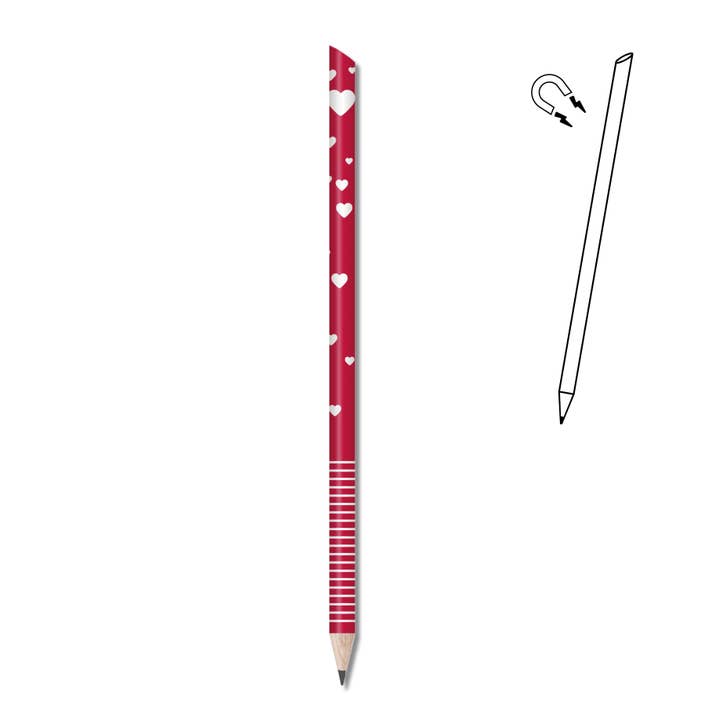 tout simplement - Wholesale Pencil - Magnetic heart crayon2