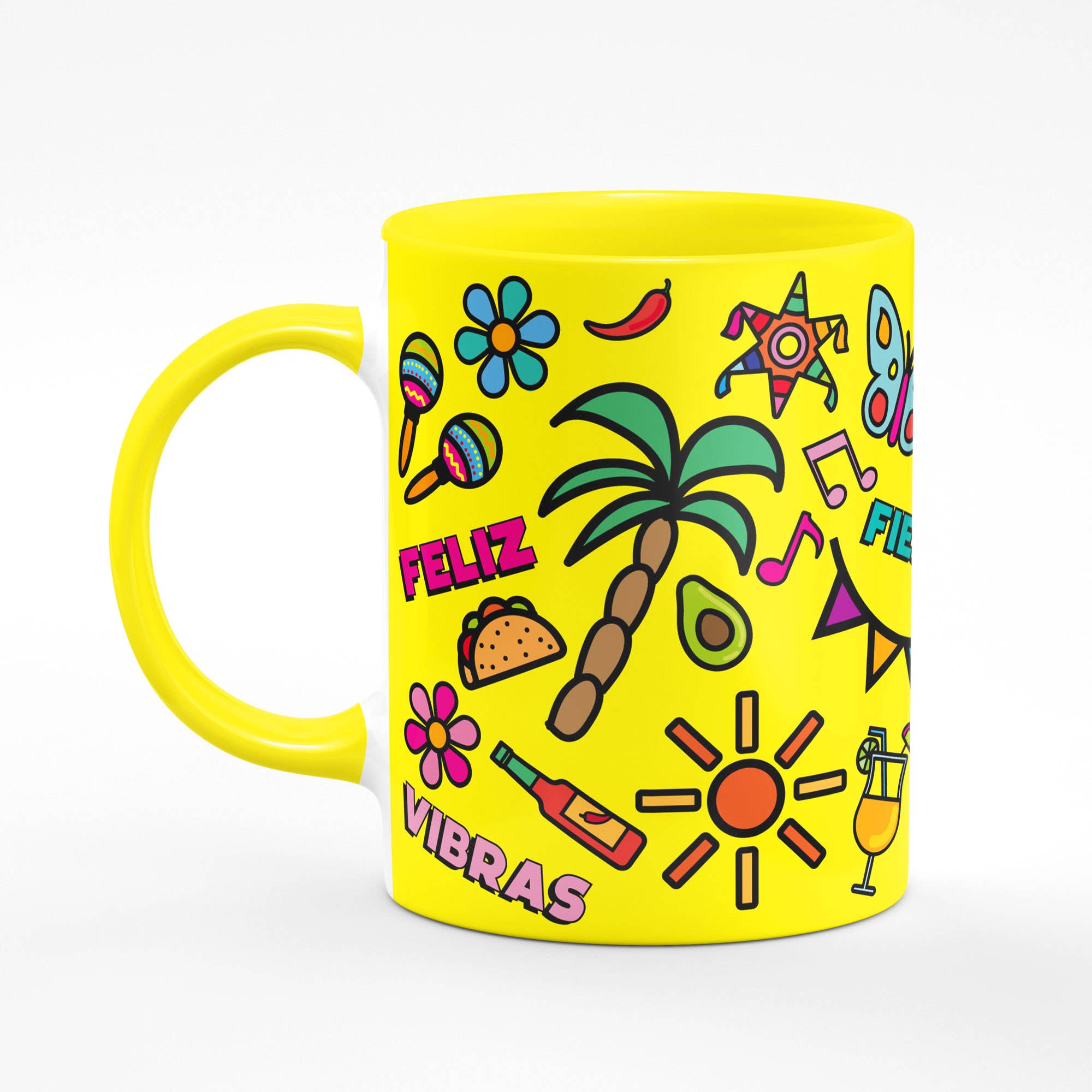 Studio Soph (We Pay Your Import Fees - We Ship DDP) - Wholesale Coffee Mug - Latin Icons Mug0