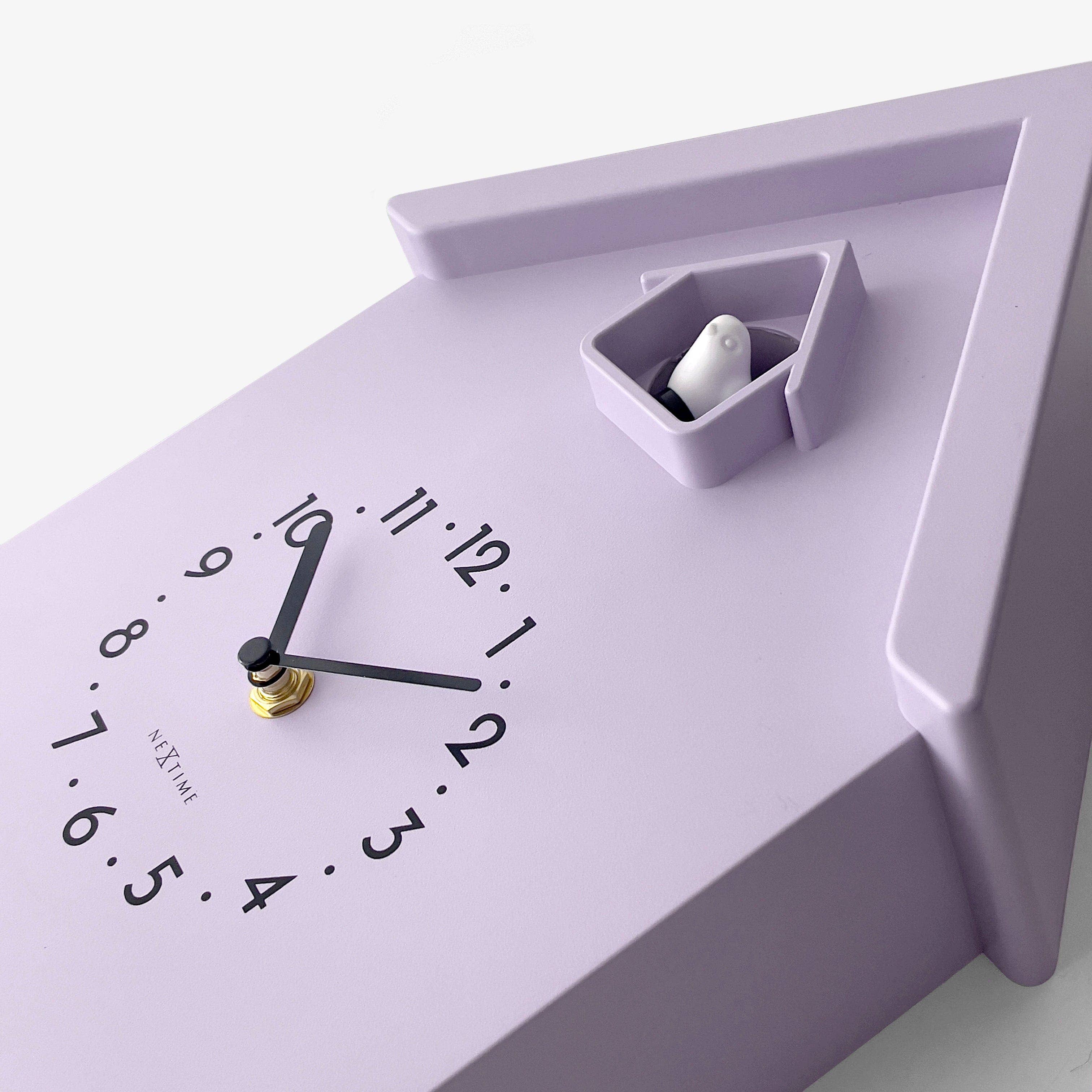 NeXtime - Wholesale Wall Clock - Wall clock 21.5x41.5x8.5cm - Pendulum - Cuckoo -NeXtime 'Twitter'3
