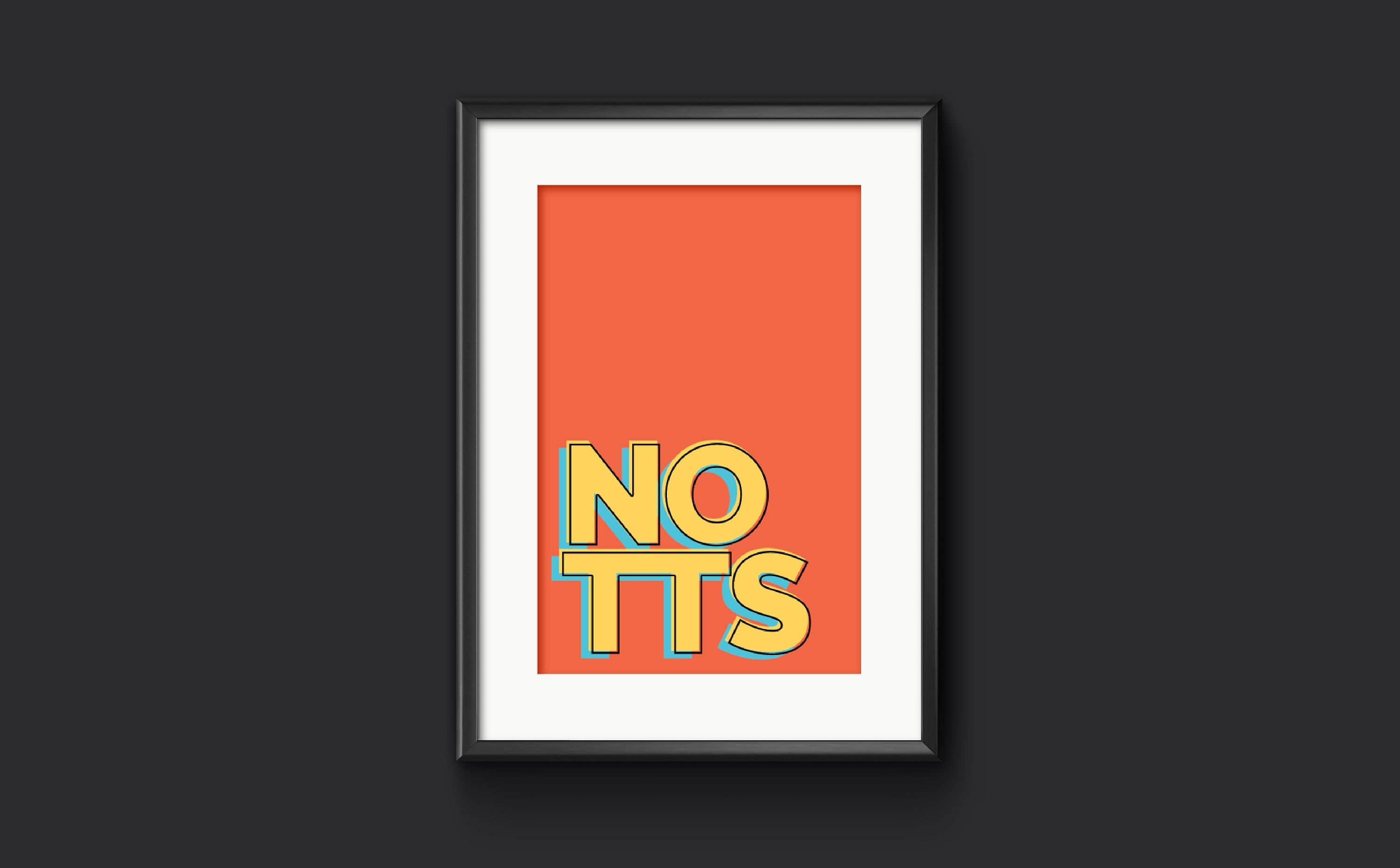 The Smudge Box - Vendita all'ingrosso Stampa artistica - Stampa tipografica NOTTS - Nottinghamshire, toponimo