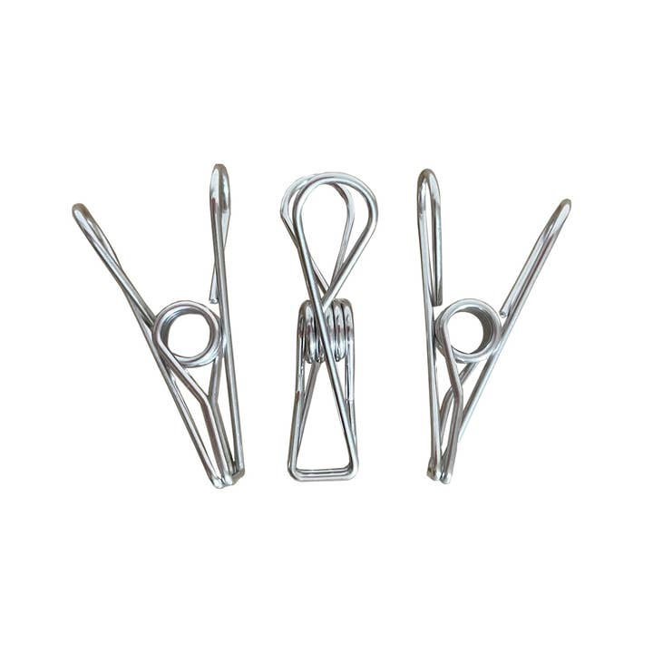 Brush It On - Wholesale Clothes hangers - Stainless Steel Clothes Pegs: 40 Pack1