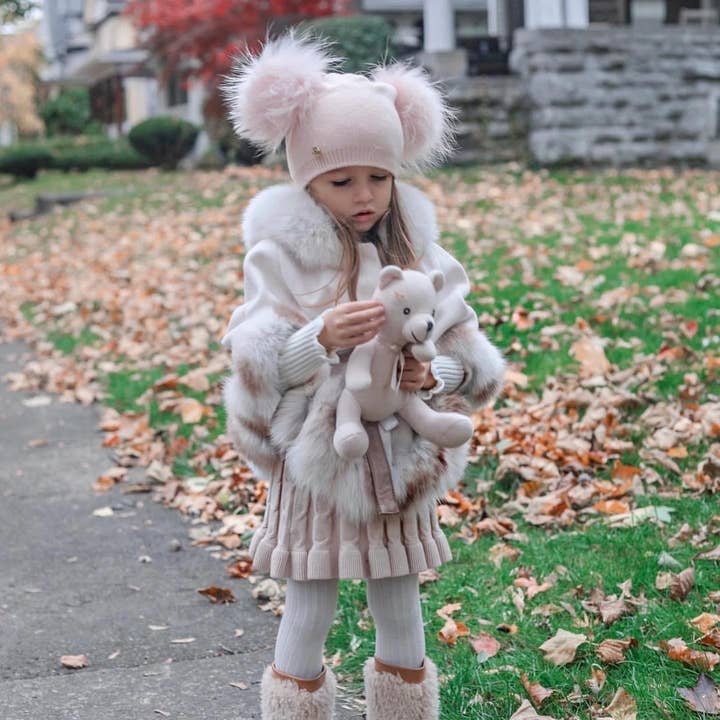 Petite Maison Kids – Großhandel Beanie – Kinder – Nikita Angora Wolle Double Pom Hut