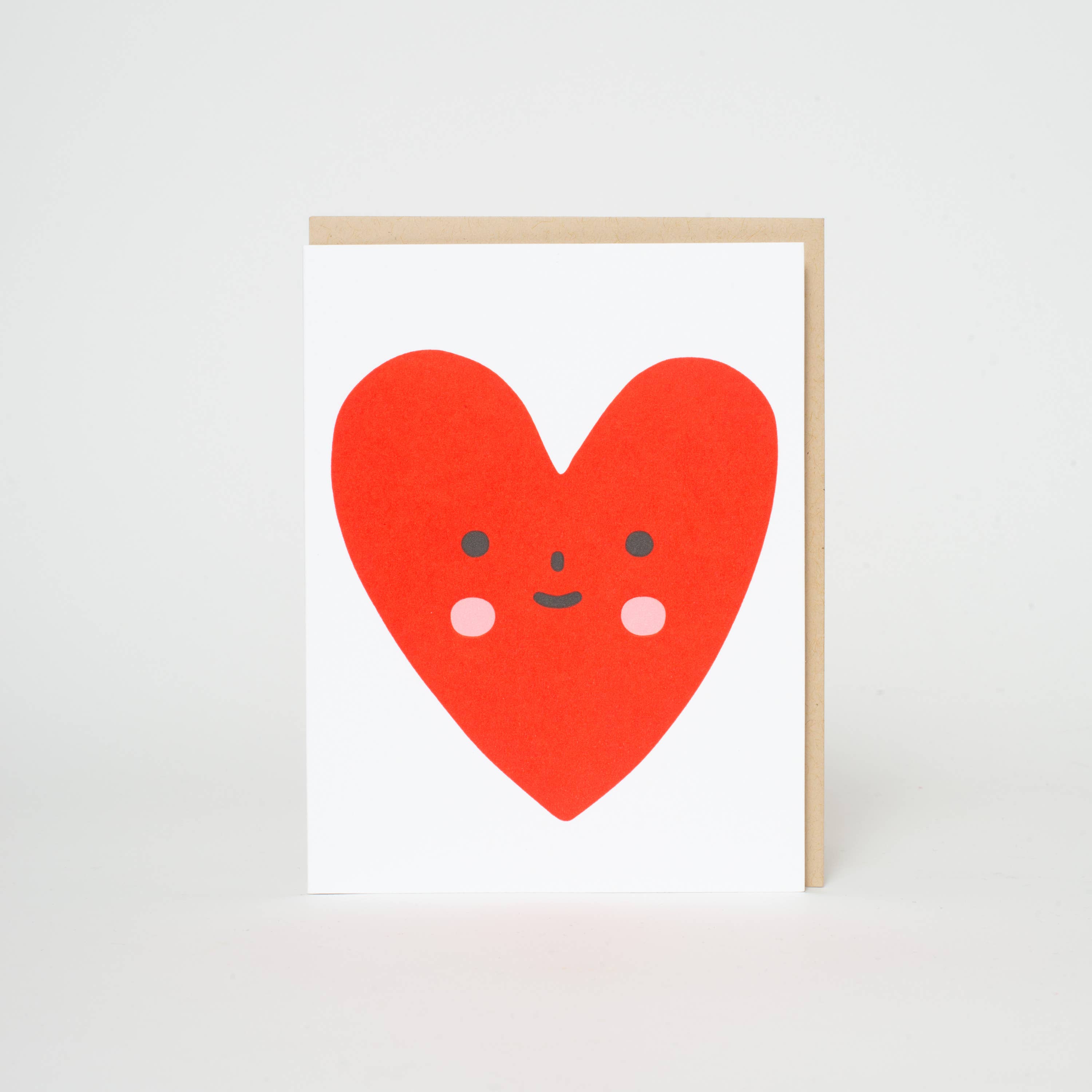 Egg Press Manufacturing - Wholesale Friendship Card - Heart Friend Love Letterpress Greeting Card by Suzy Ultman1