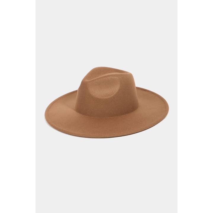 Collections by Fame Accessories - Wholesale Fedora - Women's - Flat Brim Fedora Fashion Hat