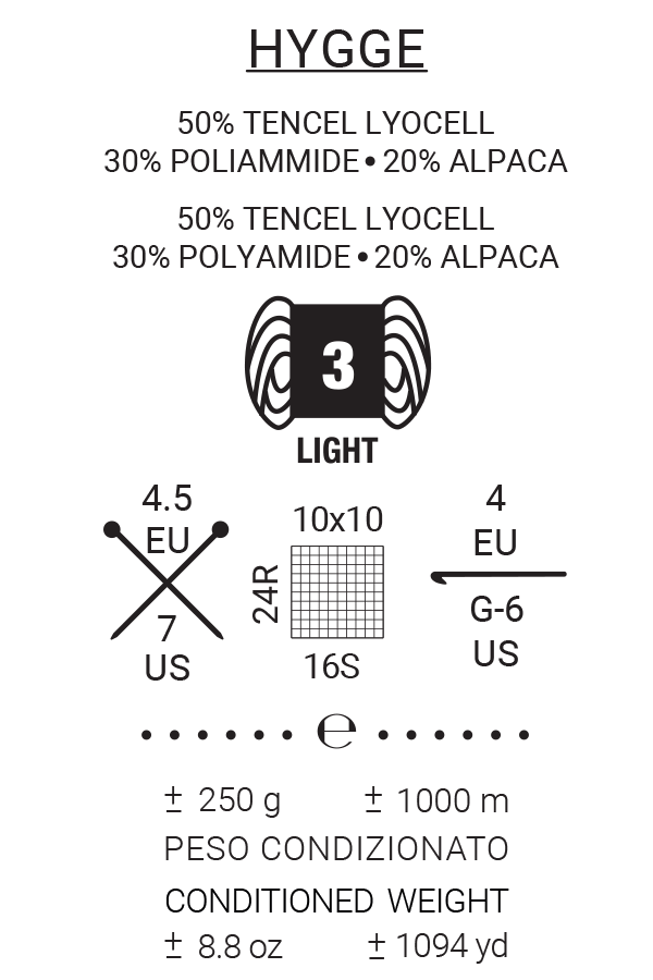 DHG - Wholesale Yarn - HYGGE 250g yarn - alpaca / tencel lyocel blend7