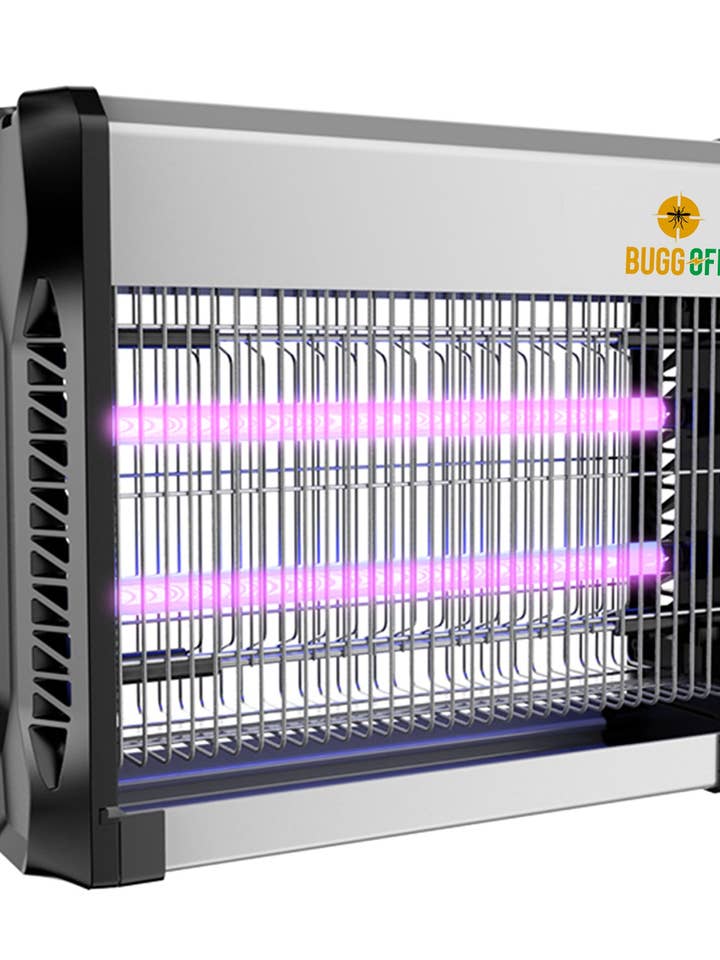 Indoor Electric Bug Zapper, 3500 Volts of Stunning Power, 20 Watts, Kills Mosquitos Gnats, Flys & More. 5 Year Warranty, X2 Free Replacement Bulb for wholesale by BUGGOFF