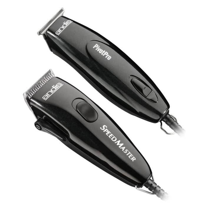 Andis Pro Black Pivot Motor Combo Clipper/Trimmer, Coded for wholesale by KT Supply