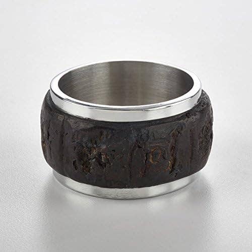 Fennco Styles - Vente Rond de serviette - Anneau de serviette en bois Bark1