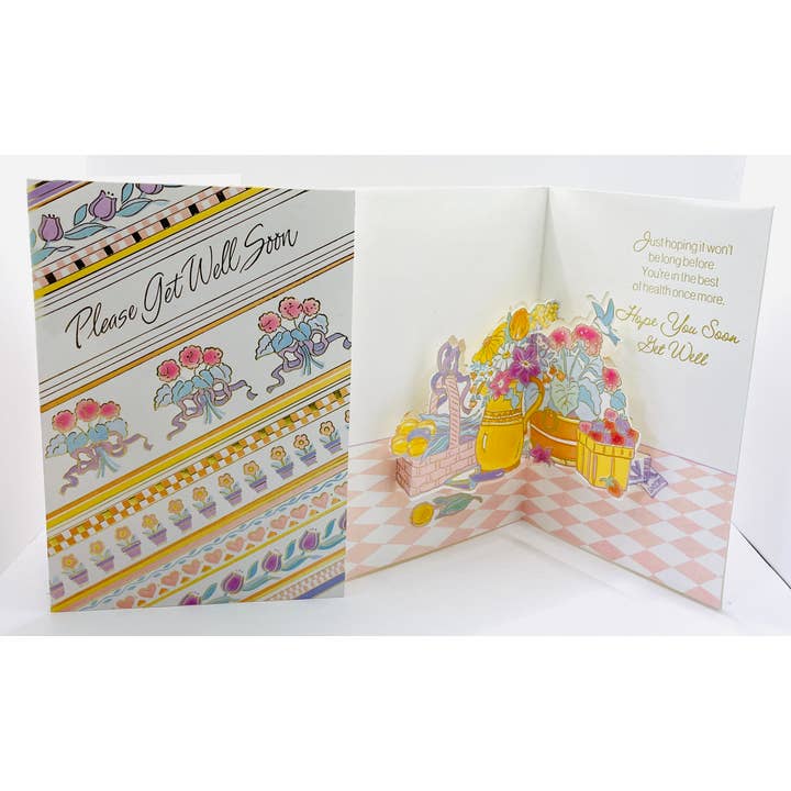 DICKENS INC. - Wholesale Get Well Card - Get Well Pop Up Card |DKN | SM | PC43