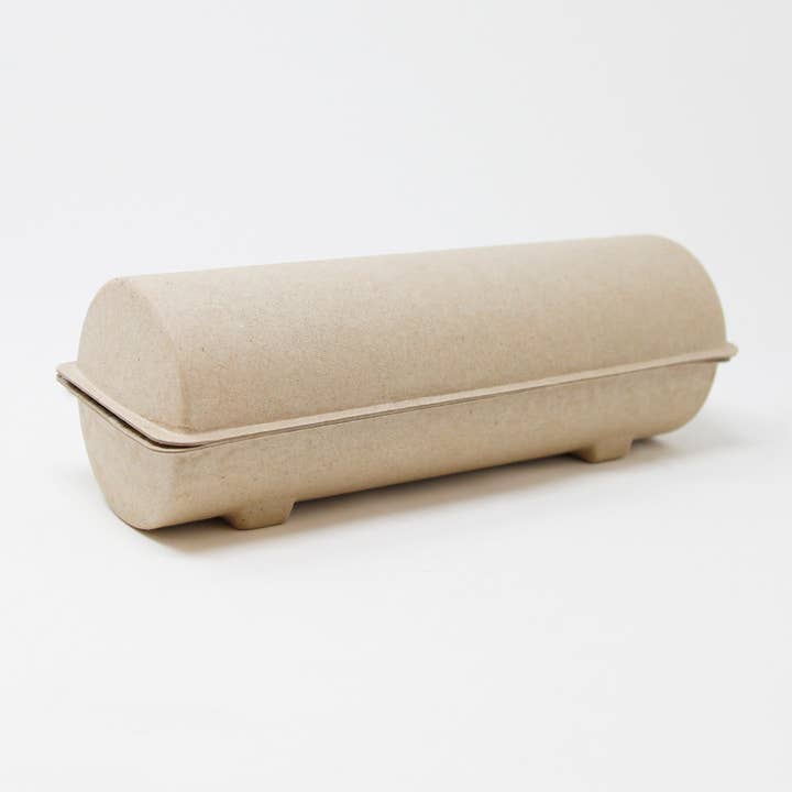 Large 3" Tube Clamshell - Eco Friendly Product Packaging for wholesale by Sustainable Packaging Industries