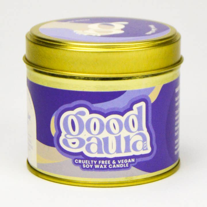 Moon Lake Musk | Standard Brass Gold Candle for wholesale by Good Aura Co.