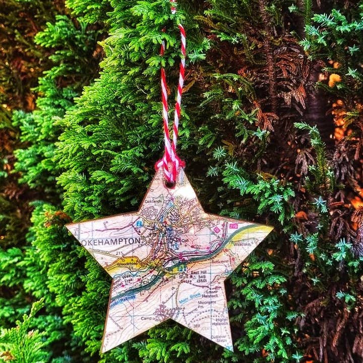 Personlig stjärnkarta dekoration, Keepsake Prydnad för wholesale av Go Your Own Way Apparel