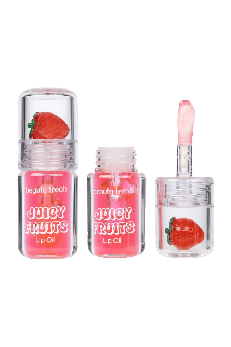 PINEAPPLE Beauty - Wholesale Lip Gloss - Beauty Treats 528 Juicy Fruits Lip Oils - 243