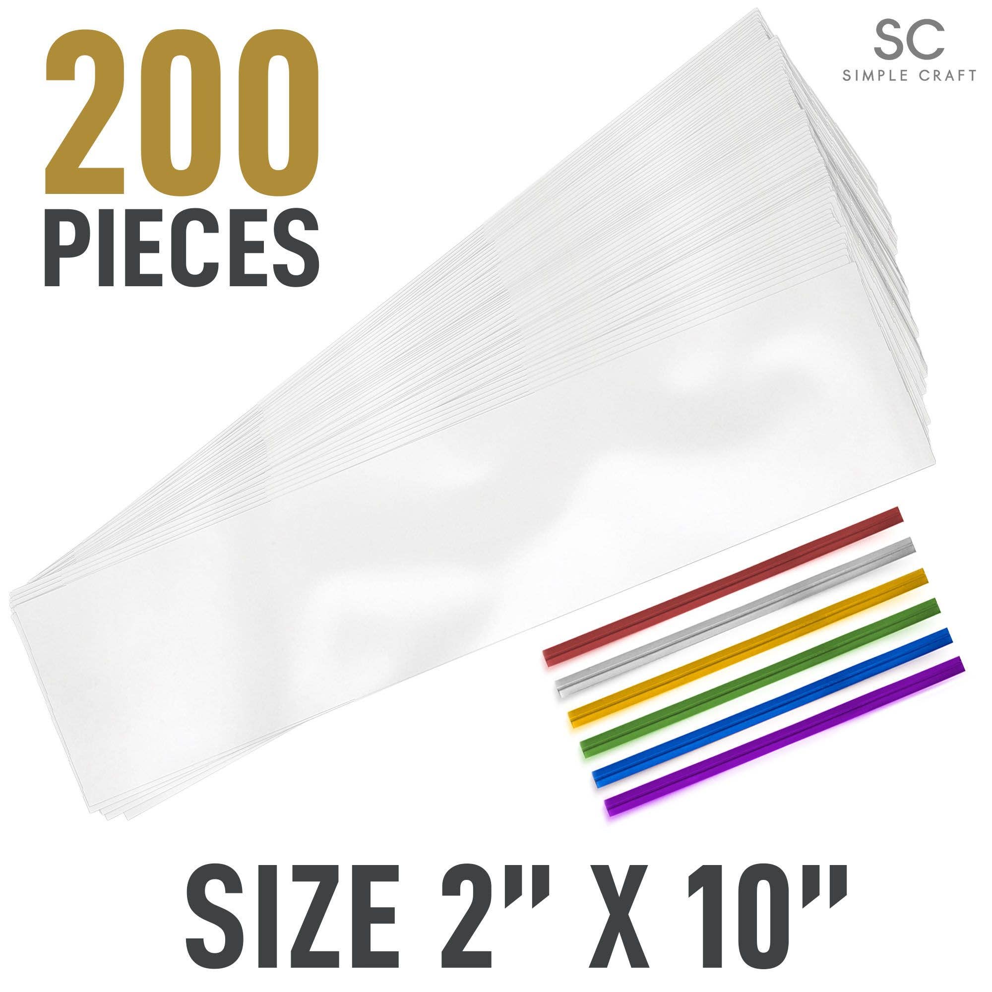 Zulay Kitchen - Wholesale Cellophane Bag - Candy Treat Cellophane Bags - 200 Pack (2x10)3