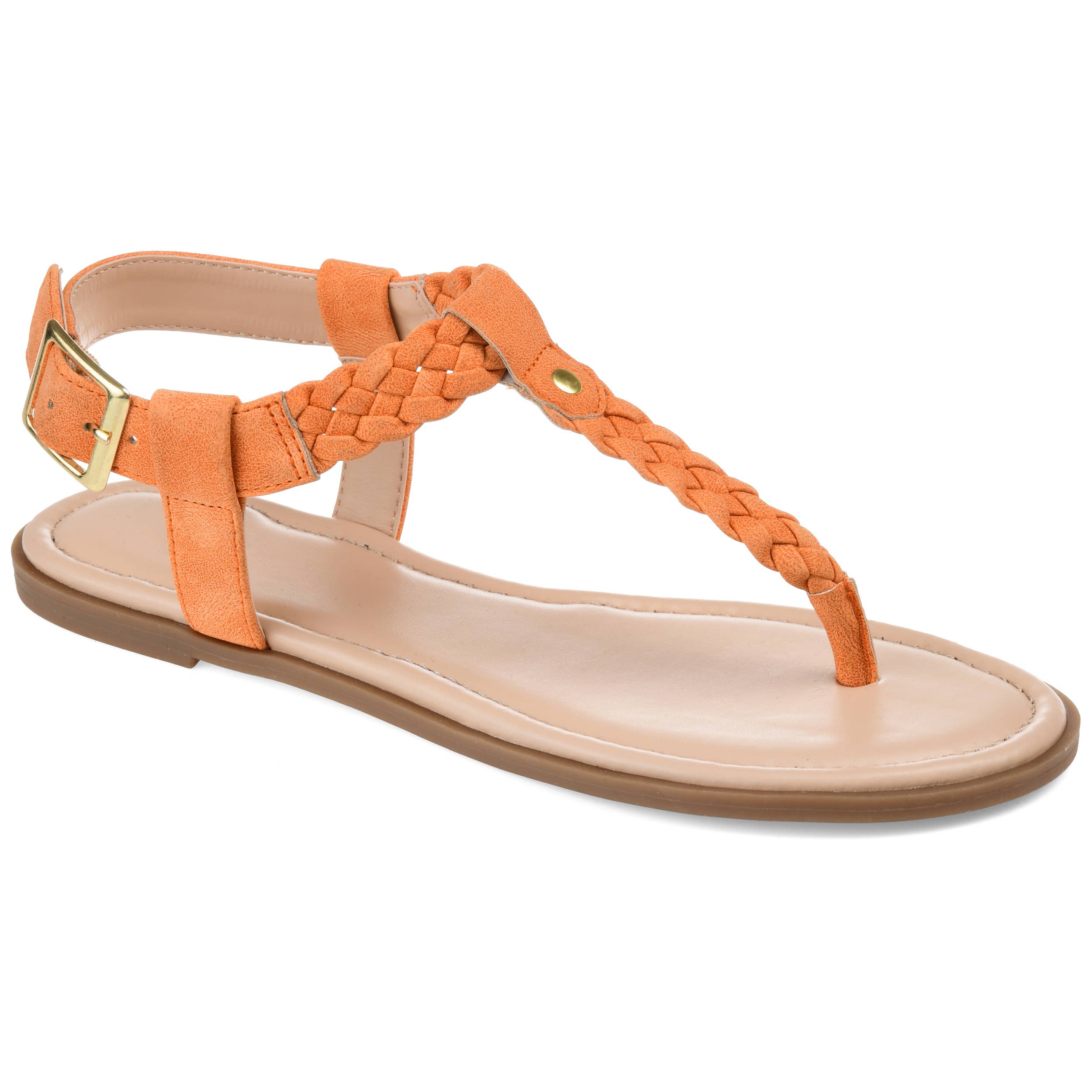 Journee - Wholesale Sandals - Women's - Genevive T-Strap Sandals In Faux Leather4